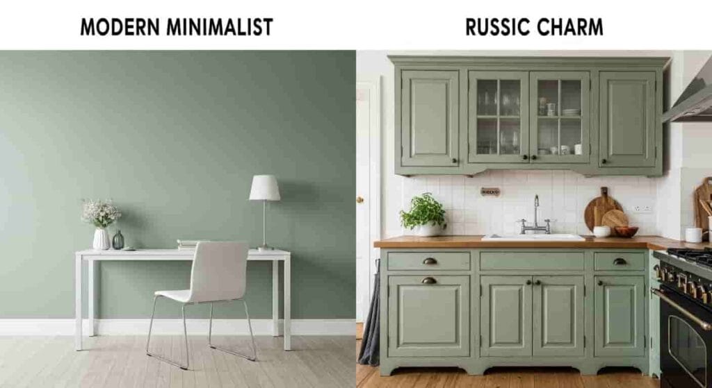 Sage Green in Different Interior Styles