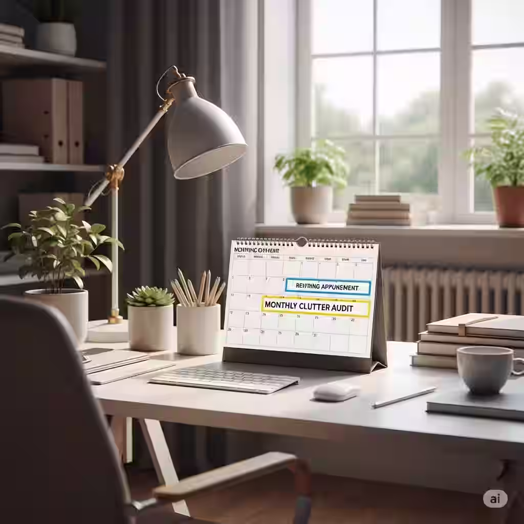 3. Schedule Clutter Audits Monthly