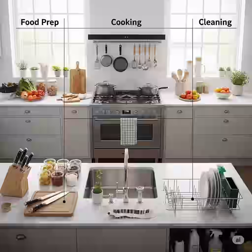 4. Declutter by Zone, Not Room