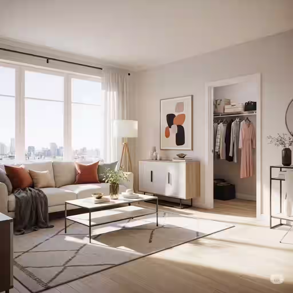 Declutter Visibly First, Then Hidden Spaces
